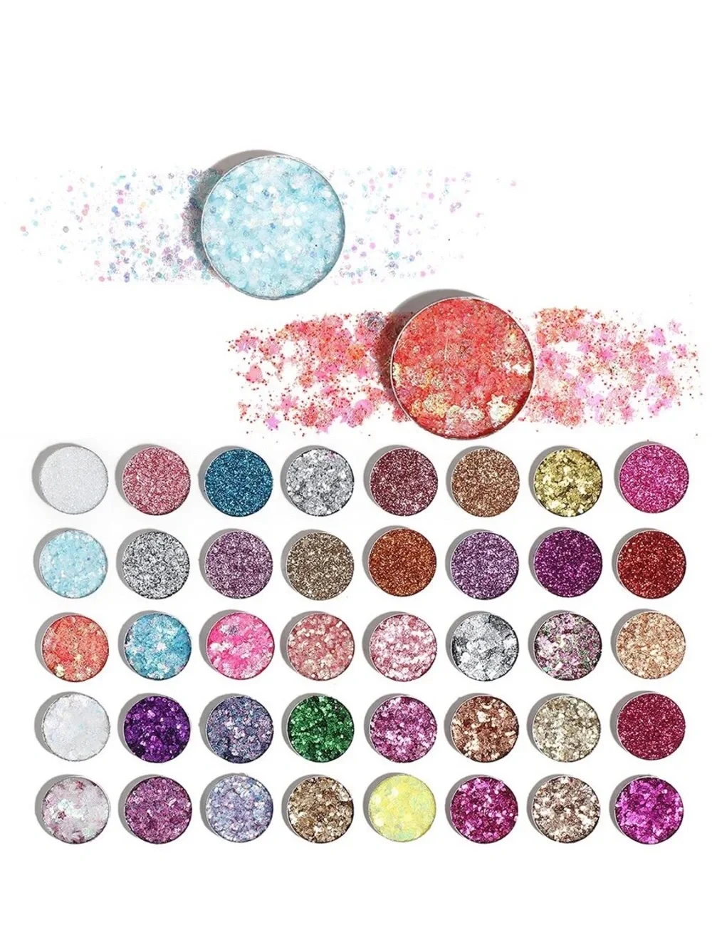 CAKAILA 40 Colors Glitter Sparkling  eyeshadow Palette   new
